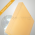 Plexiglas Opaque Jaune Pastel / Dos Blanc - 15mm