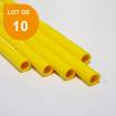 Tube ABS jaune opaque x 10 - Diam. 2.4 mm - Long. 760 mm