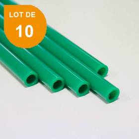 Tube ABS vert opaque x 10 - Diam. 2.4 mm - Long. 760 mm