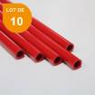 Tube ABS rouge opaque x 10 - Diam. 2.4 mm - Long. 760 mm