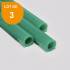 Tube ABS vert opaque x 3 - Diam. 11.1 mm - Long. 760 mm