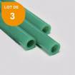 Tube ABS vert opaque x 3 - Diam. 12.7 mm - Long. 760 mm