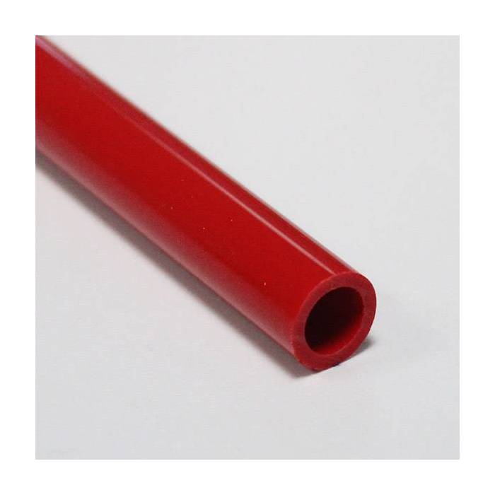 Tube ABS rouge opaque - Diam. 25.4 - Long. 760 mm