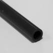 Tube ABS noir opaque - Diam. 25.4 mm - Long. 760 mm