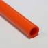 Tube ABS orange opaque - Diam. 25.4 - Long. 760 mm