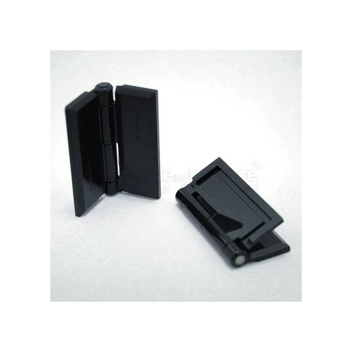 Charnière plastique noir - PMMA / Acrylique