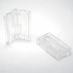 Charnière plastique transparent - PMMA / Acrylique