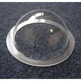Demi-Sphère avec collerette PMMA coulé incolore transparent brillant - 2