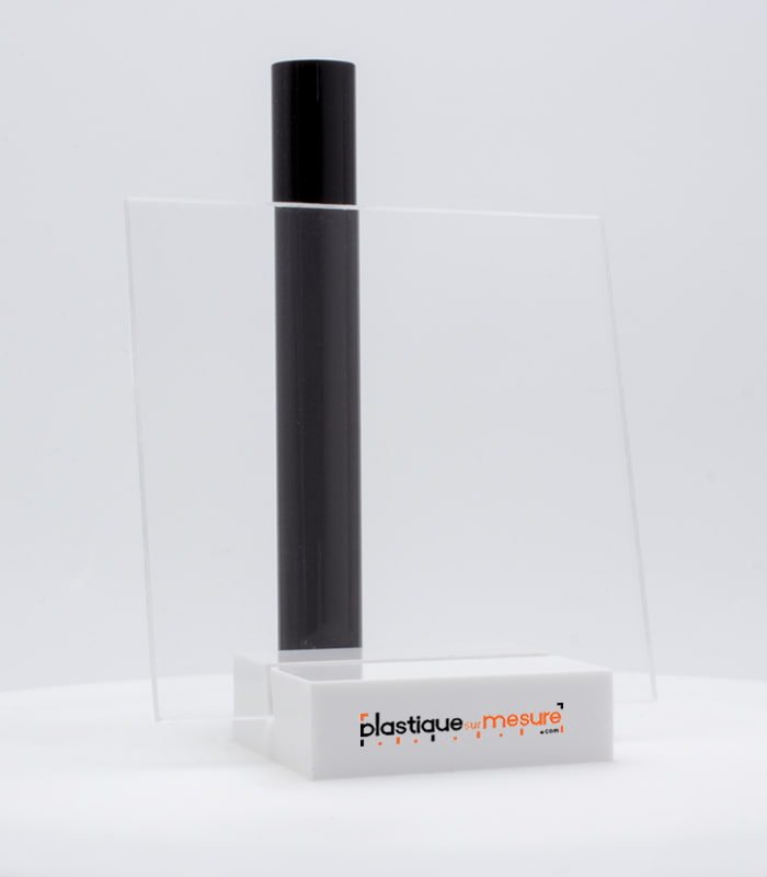 Plaque plexiglass extrudé transparent incolore brillant - Ép. 1.5 mm