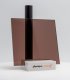 Plaque plexiglass coulé fumé marron foncé brillant - Ép. 3 mm
