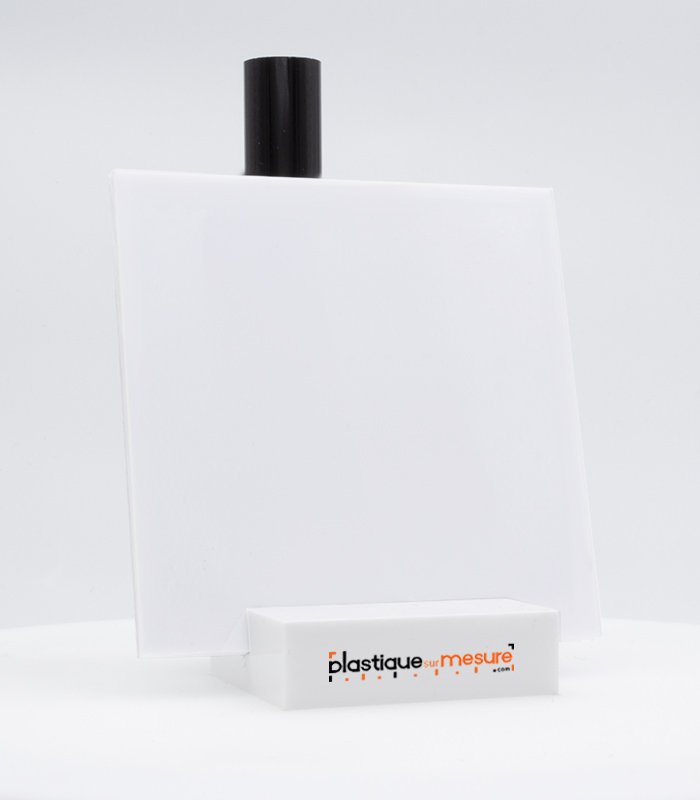 Plaque polystyrène choc blanc opaque - Ép. 3 mm