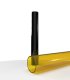 Tube polycarbonate transparent jaune brillant extrudé - Diam.30x28mm - Long.2,4m - plastiquesurmesure.com