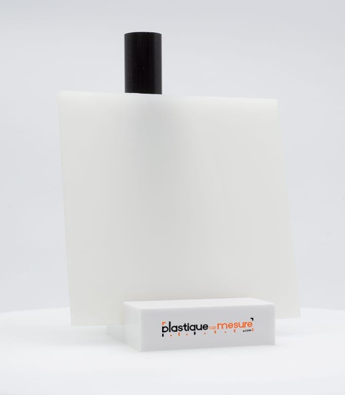 Plaque PA6 blanc Nylon® 1mm - 1000x500mm - plastiquesurmesure.com