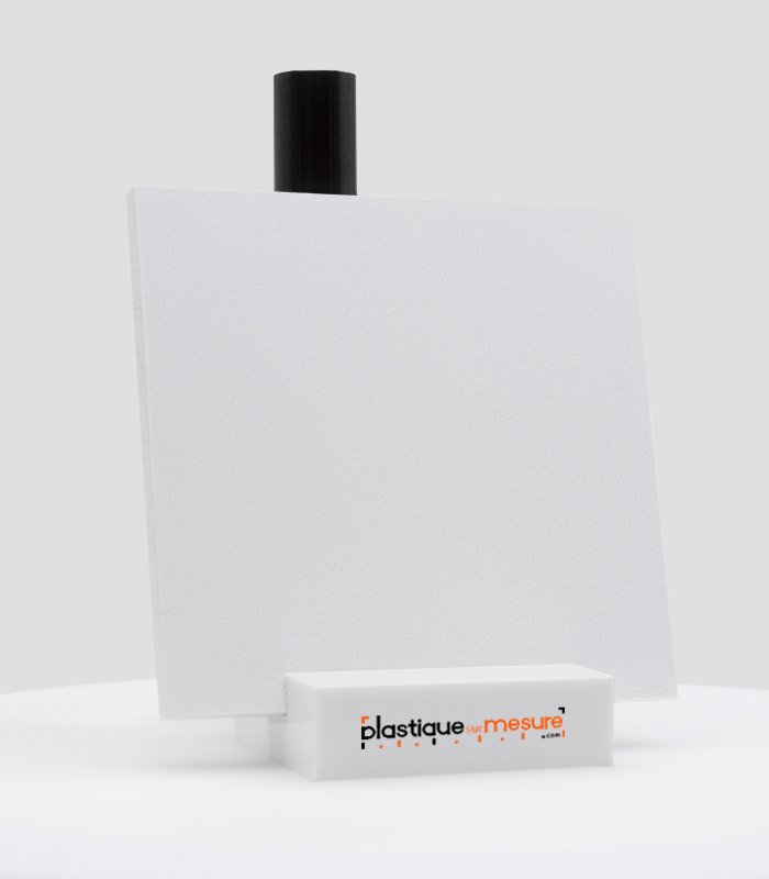 Plaque PVC Expansé blanc Foamalux® 1220x610 mm Épaisseur 2 mm - sans fond