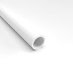 Tube ABS blanc opaque - Diam. 9.5 mm - Long. 760 mm