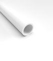 Tube ABS blanc opaque - Diam. 12.7 mm - Long. 760 mm