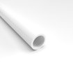 Tube ABS blanc opaque - Diam. 11.1 mm - Long. 760 mm