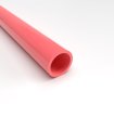 Tube ABS rose opaque - Diam. 12.7 mm - Long. 760 mm