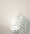 Plaque polycarbonate alvéolaire double paroi incolore traitée UV 2000x1000 mm - Ép. 10 mm