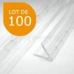 100 charnières piano plastique transparent - PMMA / Acrylique