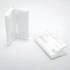 Charnière plastique blanc - PMMA / Acrylique