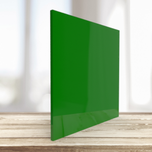 Plaques plexiglass coulé vert
